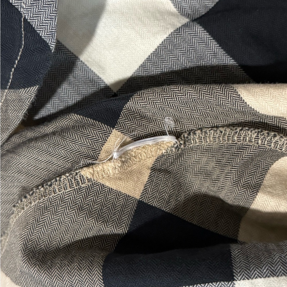 Burberry Girls’ 2Y Black Plaid Long Sleeve Dress - Picture 5 of 5